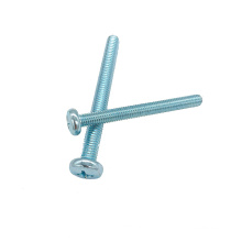Grade 4.8 DIN 7985 Cross Recessed Phillip pan head iron and steel screws bolts for mechanical equipment